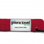 Red Microfiber Golf Towel