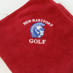 Red Logo Microfiber Golf Towels