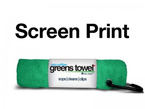 Imprinted Shamrock Greens Towel