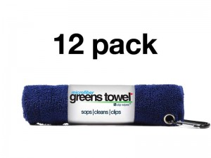 Navy Blue Microfiber Greens Towel