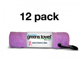 Awareness Pink Greens Towel 12 Pack