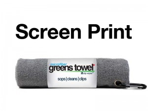 Imprinted Sterling Silver Greens Towels