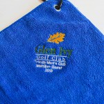 Embroidered Gold Towel