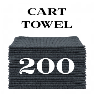 200 charcoal gray cart towels