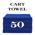 50 royal blue cart towels