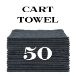50 charcoal gray cart towels