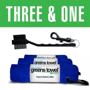 Greens Towel 3&1 Royal Blue Combo