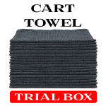 Charcoal Gray Cart Towel Trial Box