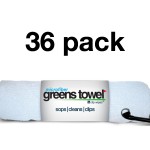 Pure White 36 Pack of Greens Towels