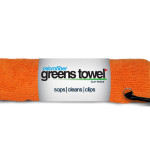 Microfiber Greens Towel Orange Crush