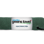 Forest Green Microfiber Golf Towel