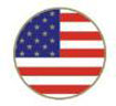 American Flag Golf Ball Marker